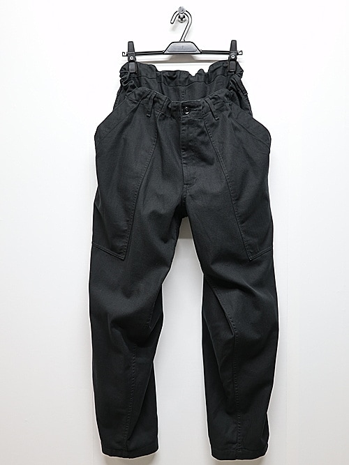 Yohji Yamamoto ハイウエスト ヘリンボーンワイドパンツ Yohji Yamamoto・ヨウジヤマモト 【正規取扱店】 オフサイド OFFSIDE