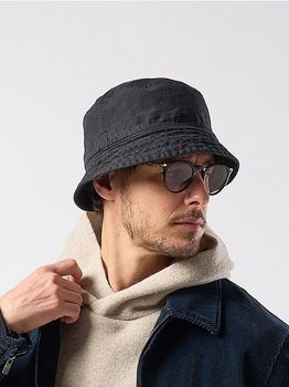 wjk�����֥른��������/vintage bucket hat/black.
