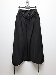 Ground Y饦ɥ磻/W/GABARDINE INSEAM BUTTON SAROUEL PANTS/BLACK