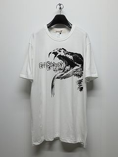 Ground Y饦ɥ磻/20/cotton jesey snake/WHITE