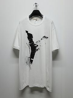 Ground Y饦ɥ磻/20/cotton jesey Logo/WHITE