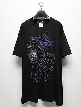 �㴰���Ground Y�����饦��ɥ磻/20/cotton jesey Spider/BLACK