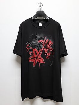 �㴰���Ground Y�����饦��ɥ磻/20/cotton jesey Lilly/BLACK