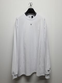Ground Y饦ɥ磻/NEWERA L/S Oversized Performance Tee/WHITE