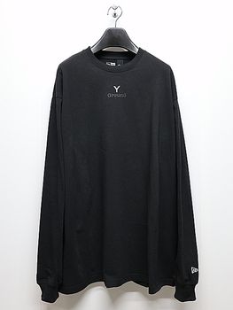 Ground Y�����饦��ɥ磻/NEWERA L/S Oversized Performance Tee/BLACK.