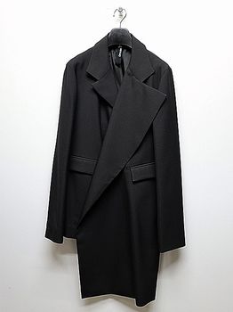 Ground Y�����饦��ɥ磻/W/GABARDINE ASYMMETRY JKT/BLACK
