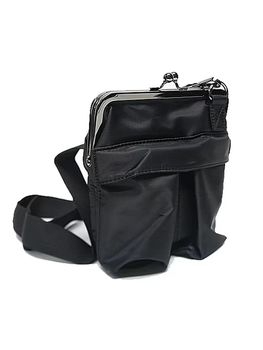 Ground Y�����饦��ɥ磻/POLYESTER SMALL HELMET BAG WITH CLASP/BLACK