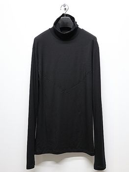 �㴰���THE ONENESS�������ͥ�/Tencel Jersey High Neck Turtle/Black