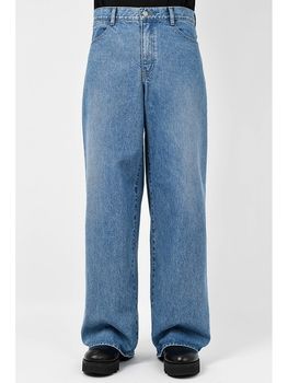 LAD MUSICIAN����å� �ߥ塼�������/14oz DENIM STRAIGHT PANTS/BLUE INDIGO