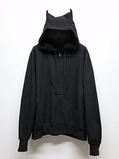 LAD MUSICIANå ߥ塼/24G LOOP BACK EAR HOOD ZIPUP PK/BLACK