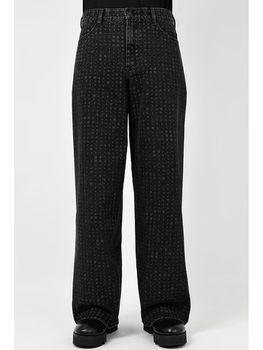 SALE30%OFF/LAD MUSICIAN����å� �ߥ塼�������/14oz DENIM STUDZ STRAIGHT PANTS/USED BLACK
