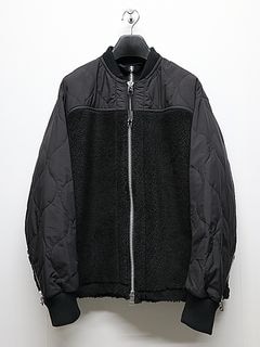 RIPVANWINKLEåץ󥦥󥯥/ȥʥܥ㡼  ƥ COMBINATION ZIP BOA JERSEY/BLACK