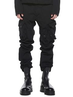 (ͽ)1112ͽ/JULIUSꥦ/10oz DENIM TROUSERS7/BLACK