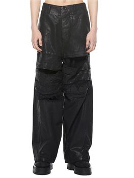 JULIUS����ꥦ��/10oz DENIM TROUSERS8/BLACK