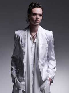 kiryuyrik奦奦/Opal Short Peacked Jacket/White