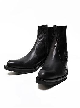 kiryuyrik������奦����奦/Cow Hide Middle Boots/Black.