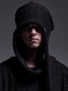 kiryuyrik奦奦/Border Stole Cap/Black&Black