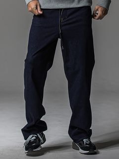 (ͽʡ89ͽ/37TH RESOUND CLOTHINGꥵɥ/regular taperd KING DENIM JERSEY/INDO/W