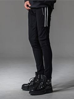 (ͽʡ89ͽ/37TH RESOUND CLOTHINGꥵɥ/SUPER TIGHT TAPERD Johnson LINE NYLON PT/BKWH