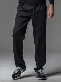 (ͽʡ89ͽ/37TH RESOUND CLOTHINGꥵɥ/SEMIWAIDE CHRIS EASY WIDE TUCK PANTS/BLACK