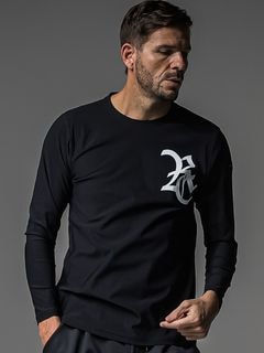 (ͽʡ78ͽ/37TH RESOUND CLOTHINGꥵɥ/LOOSE FIT RC nylon longsleave Tee/BKWH