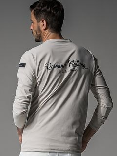 (ͽʡ78ͽ/37TH RESOUND CLOTHINGꥵɥ/LOOSE FIT BACK PT nylon longsleave Tee/GREYGE