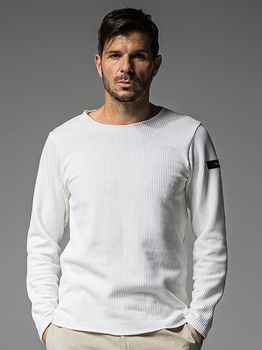 RESOUND CLOTHING���ꥵ����ɥ���������/cutoff rail longsleave/WHITE.