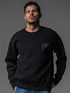 (ͽʡ1011ͽ/37TH RESOUND CLOTHINGꥵɥ/Stripe quilting drop trainer/BLACK