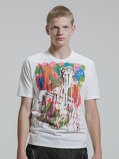 (ͽ)13ͽ/nude:masahiko maruyama ̡:ޥҥޥ/åȥŷȾµץT/Off White