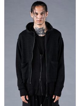 D.HYGEN���ǥ����ϥ�����/7G�ڡ��ѡ��䡼��˥åȥա��ǥåȥ��㥱�å�/BLACK
