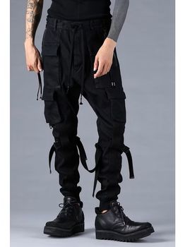D.HYGEN���ǥ����ϥ�����/���ȥ�å��ǥ˥�ܥ�ơ����٥�ȥ��������祰�ѥ��/BLACK