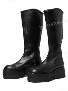 (ͽ)23ͽ/JULIUSꥦ/COW SKIN FOOT WEAR1/BLACK