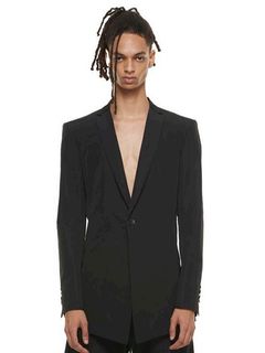 (ͽ)12ͽ/JULIUSꥦ/NYLON/COTTON GROSGRAIN JACKET1/BLACK