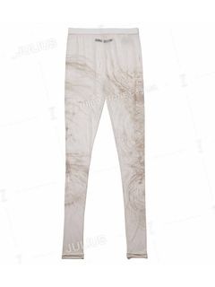 (ͽ)23ͽ/JULIUSꥦ/PRINTED CUPRO SZ JERSEY TROUSERS31/OFF WHITE
