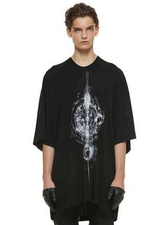 (ͽ)12ͽ/JULIUSꥦ/COTTON/MODAL JERSEY CUT & SEWN1/BLACK