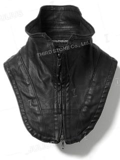 (ͽ)12ͽ/JULIUSꥦ/10oz COATED STRETCH DENIM ACCESSORY2/BLACK