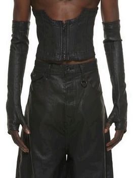 JULIUS����ꥦ��/10oz COATED STRETCH DENIM ACCESSORY3/BLACK