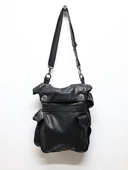 JULIUS����ꥦ��/12oz DENIM BAG1/BLACK