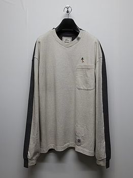 Maison MIHARA YASUHIRO��COMBINED LONG SLEEVES TEE/WHITE