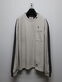 Maison MIHARA YASUHIRO��COMBINED LONG SLEEVES TEE/WHITE