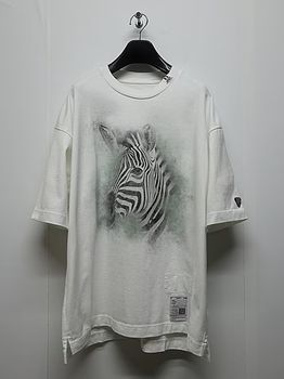 Maison MIHARA YASUHIRO��HORSE PRINTED TEE/WHITE