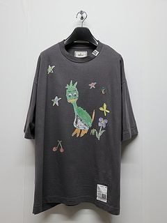 Maison MIHARA YASUHIRO��LEON KIDS DOODLE TEE/BLACK