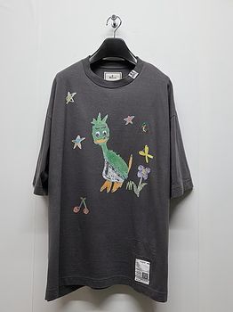 Maison MIHARA YASUHIRO��LEON KIDS DOODLE TEE/BLACK