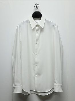 ATTACHMENT�������å�����/PE CONPACT TWILL REGULAR COLLAR DRESS SHIRTS/WHITE