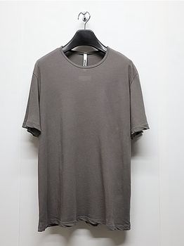 ATTACHMENT�������å�����/100/3 HIGH TWIST JERSEY SLIM FIT S/S TEE/GRAY