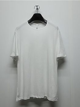 ATTACHMENT�������å�����/100/3 HIGH TWIST JERSEY SLIM FIT S/S TEE/WHITE