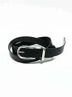 ATTACHMENT�������å�����/COW LEATHER WESTERN BELT/BLACK