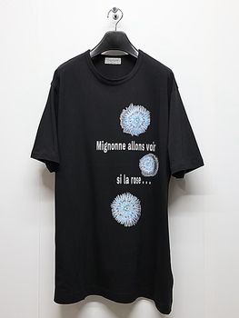 Yohji Yamamoto���襦����ޥ��/30/������ŷ����Ⱦµ�ץ���T�����D/BLACK