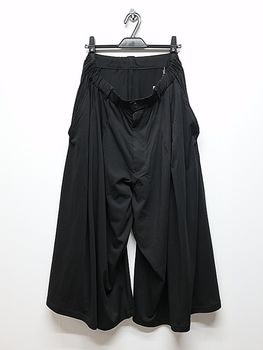 Yohji Yamamoto +NOIR 水玉模様 ガウチョパンツ ワイドパンツ Yohji Yamamoto・ヨウジヤマモト,パンツ 【正規通販】 オフサイド