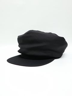 Yohji Yamamoto���襦����ޥ��/���葉��С������ĥ��㥹���å�/BLACK